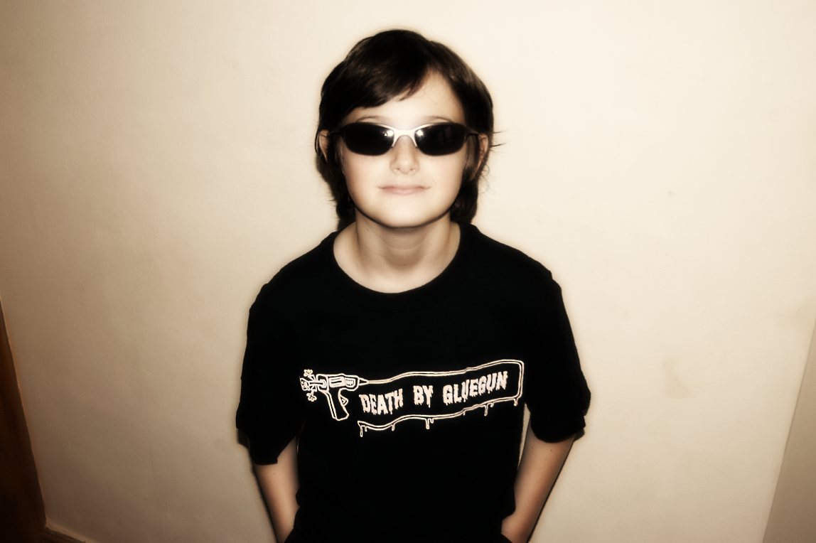 Fletcher Barton 10 year old "Death By Gluegun" covers Killing in the Name Of