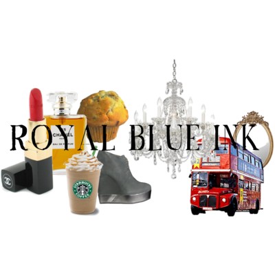 Royal blue ink