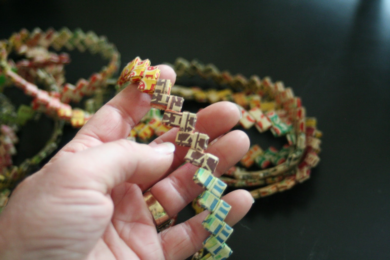 Faithful Crafter Handwoven Paper Chewing Gum Chain