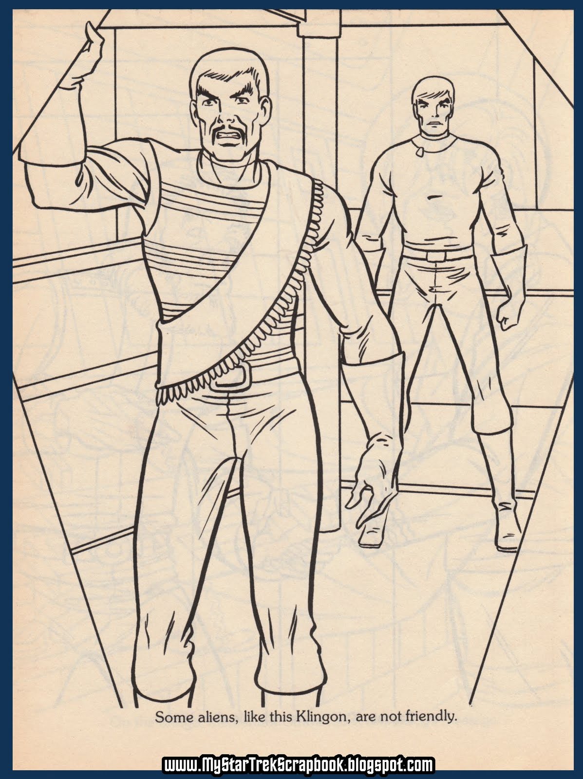 Star Trek Coloring Book My Star Trek Scrapbook Star Trek Aliens Coloring Book