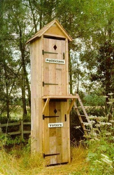 Double Decker Outhouse