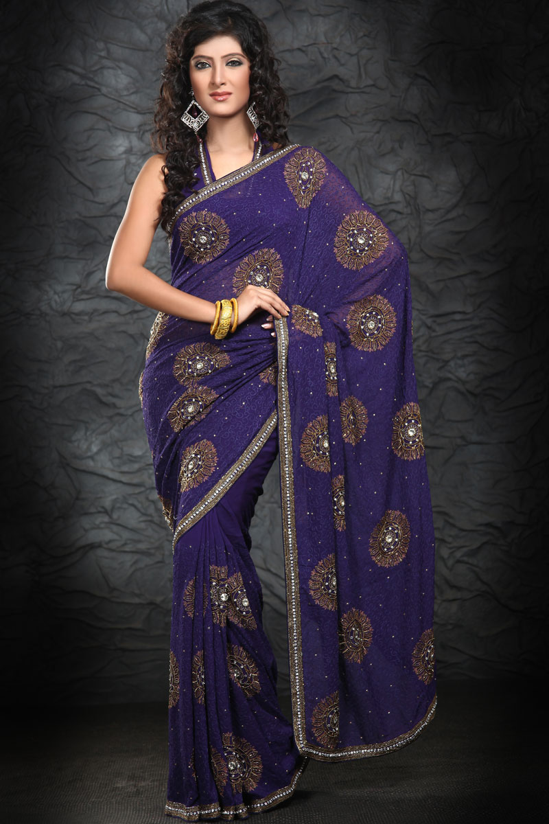 night wear saree
