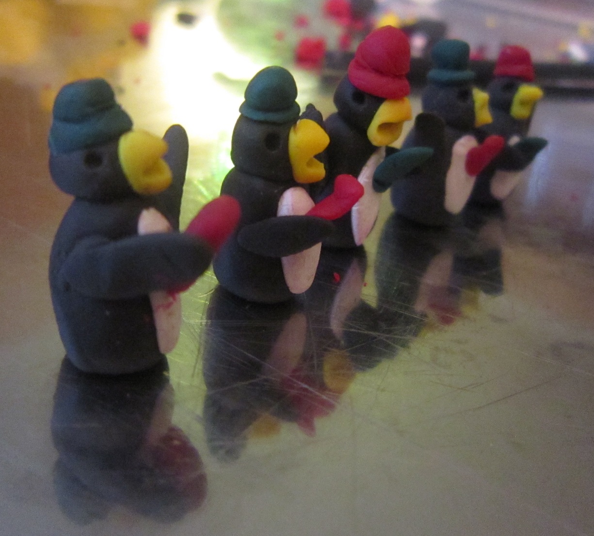 Penguin Christmas Village 