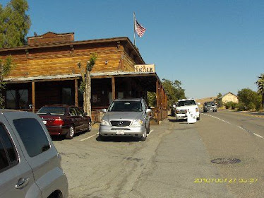 Rodeo crowd stops at the 19th HOLE in Tres Pinos...
