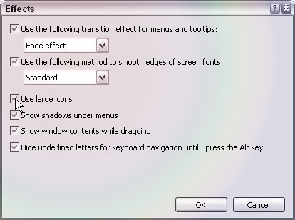 Information & Tutorial: Modifying Windows XP Visual Effects