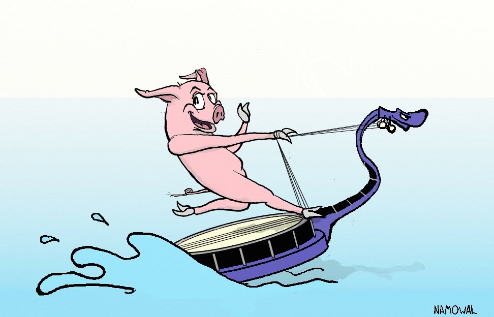 Tail o' the Rat JetSki Banjo Pig