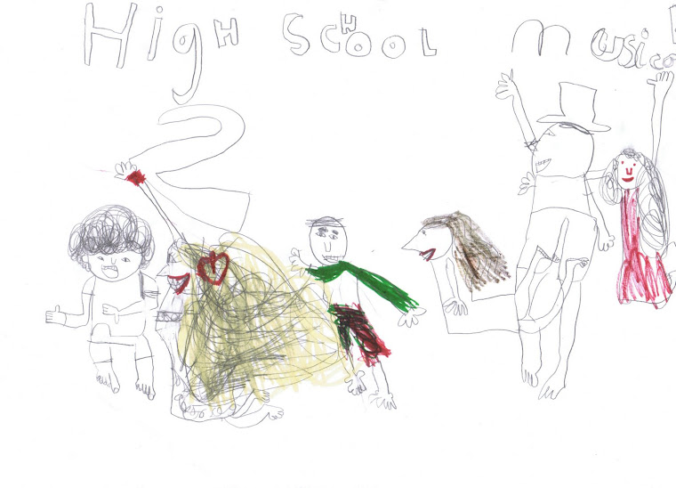 High School Musical book cover drawing