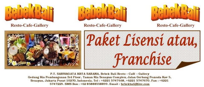 Bebek Bali Paket Lisensi