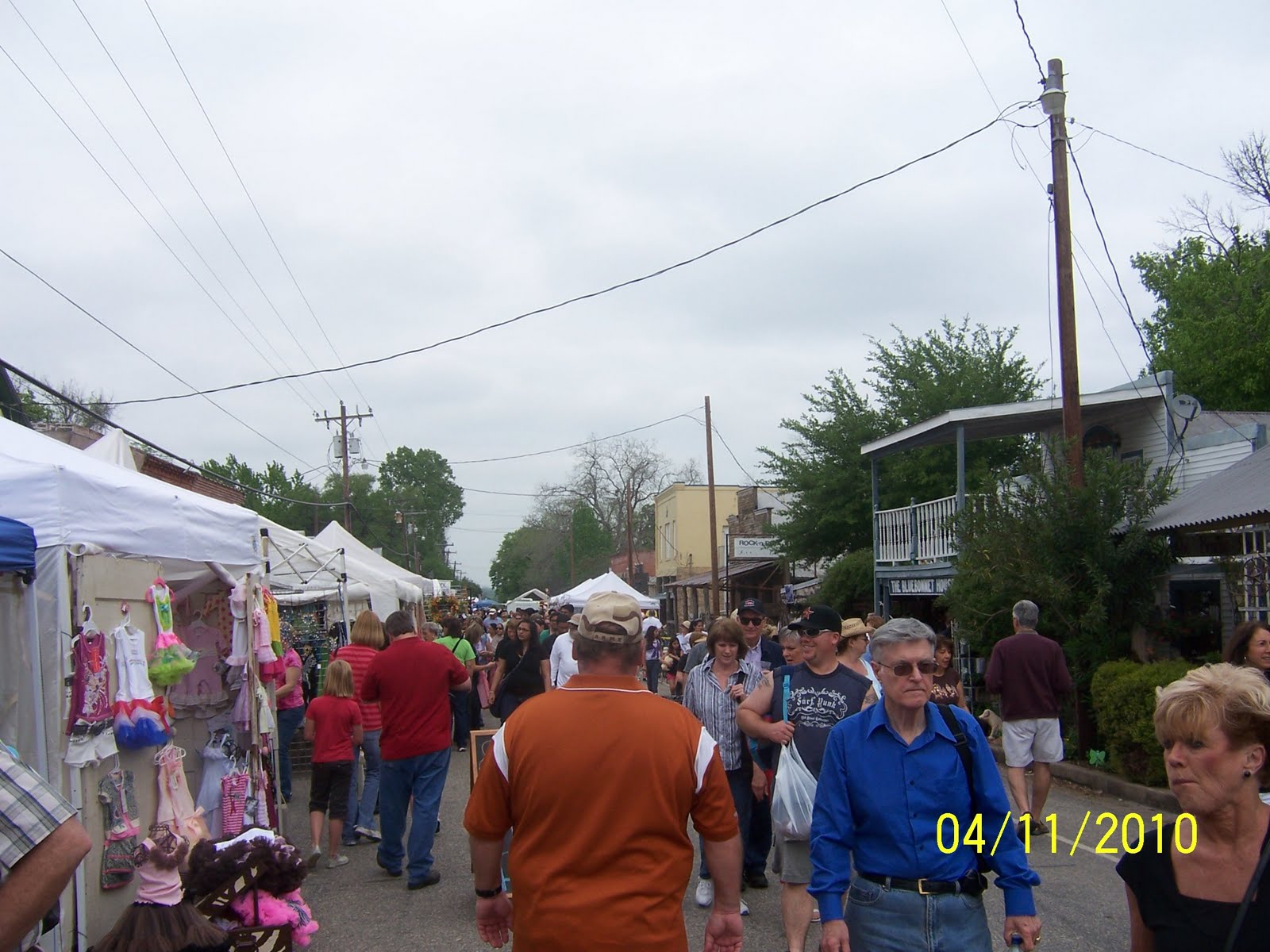 RV Ramblings of Pete & Sue Festival Chappell Hill, Texas