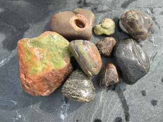Beach pebbles