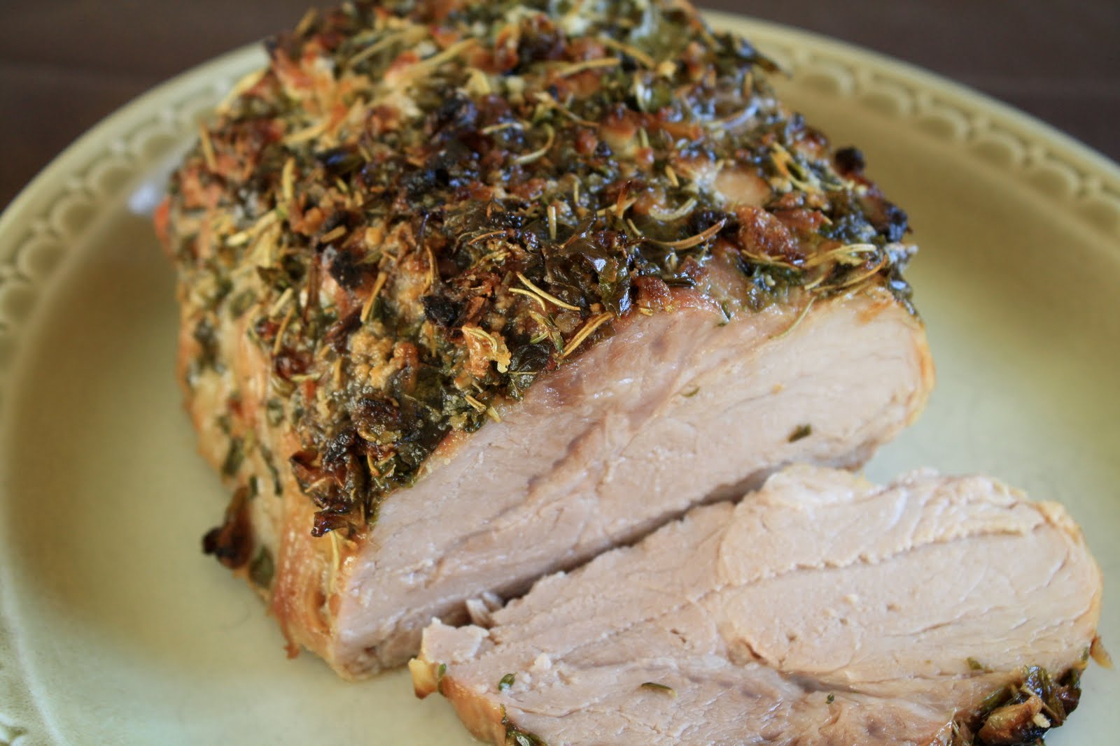 Herb Crusted Pork Loin Ribeye Roast