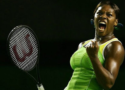 Roaring Serena Williams - Unusual Tennis Reactions