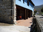 La entrada al Restaurante en Degaña