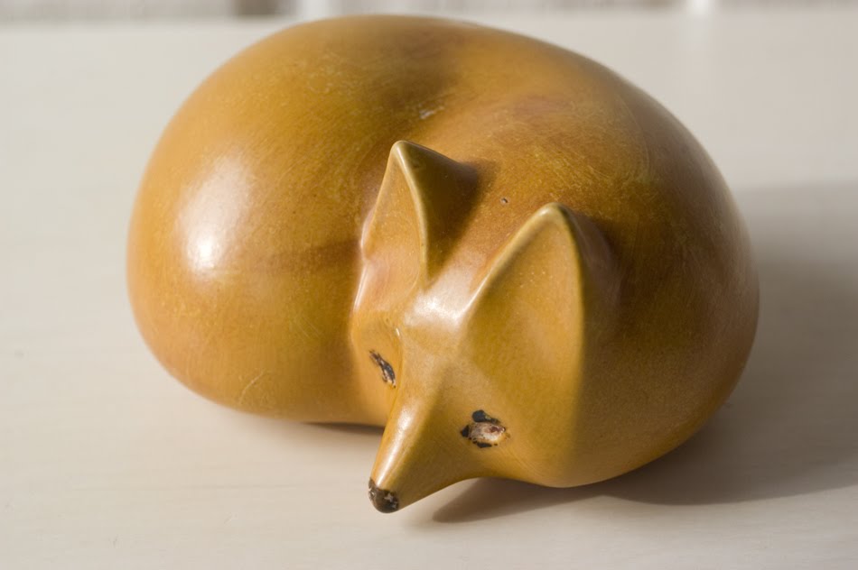 Chana's Keramik & Kuriosa: Räv, Lisa Larsson