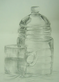 Lukisan, sketsa, cat air dan koleksi SYAHYUTI: Light in bottle