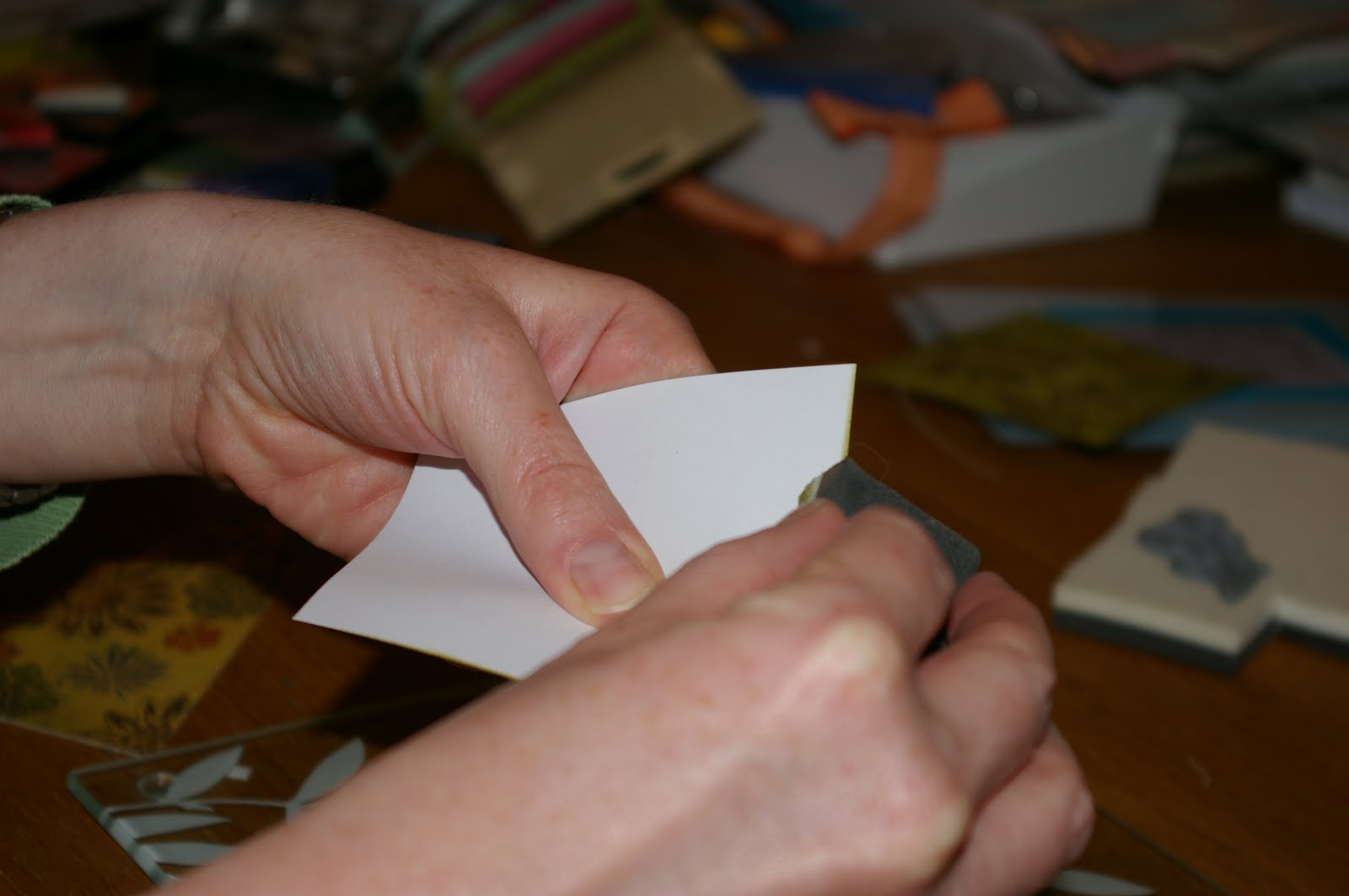 Craft Mad & Loving It!: Tutorial - Inking those edges with Lauren