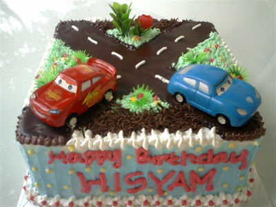 Cake Station: Kue Ulang Tahun Mobil untuk Hisyam