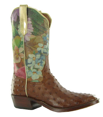 Brown & floral Rios of Mercedes cowboy boots 