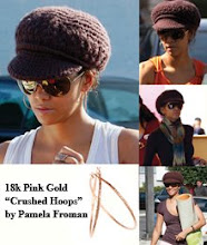 Halle Berry in Pamela Froman "Crushed Hoops"