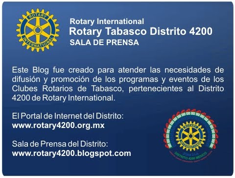 SALA DE PRENSA DE ROTARY TABASCO D4200
