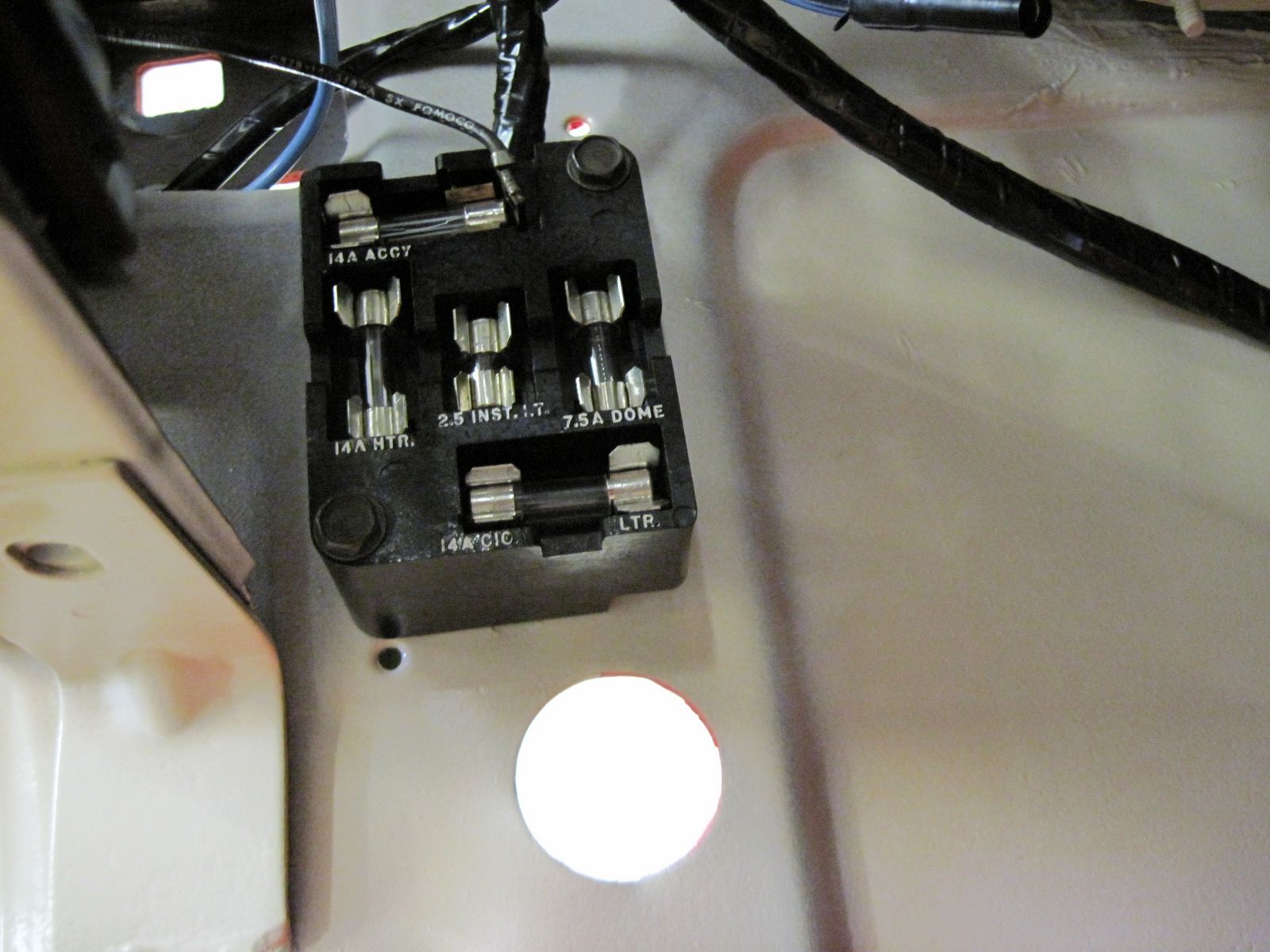 Fuse Panel 65 Mustang