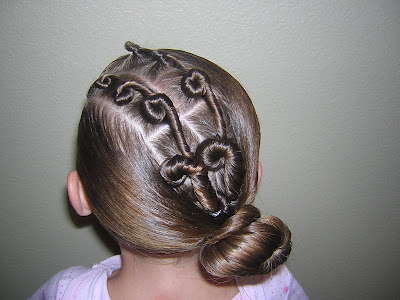coiled hairstyle