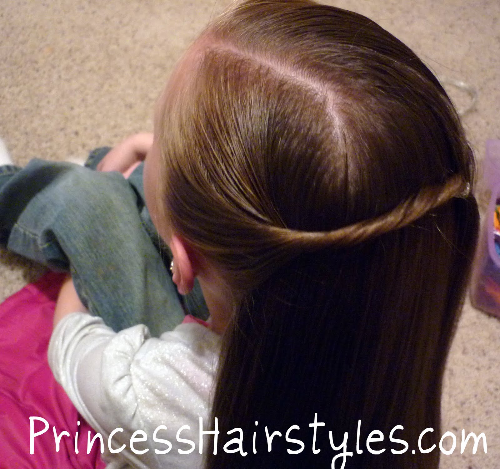 A Quick And Easy Twisty Hairdo | Hairstyles For Girls - Princess Hairstyles