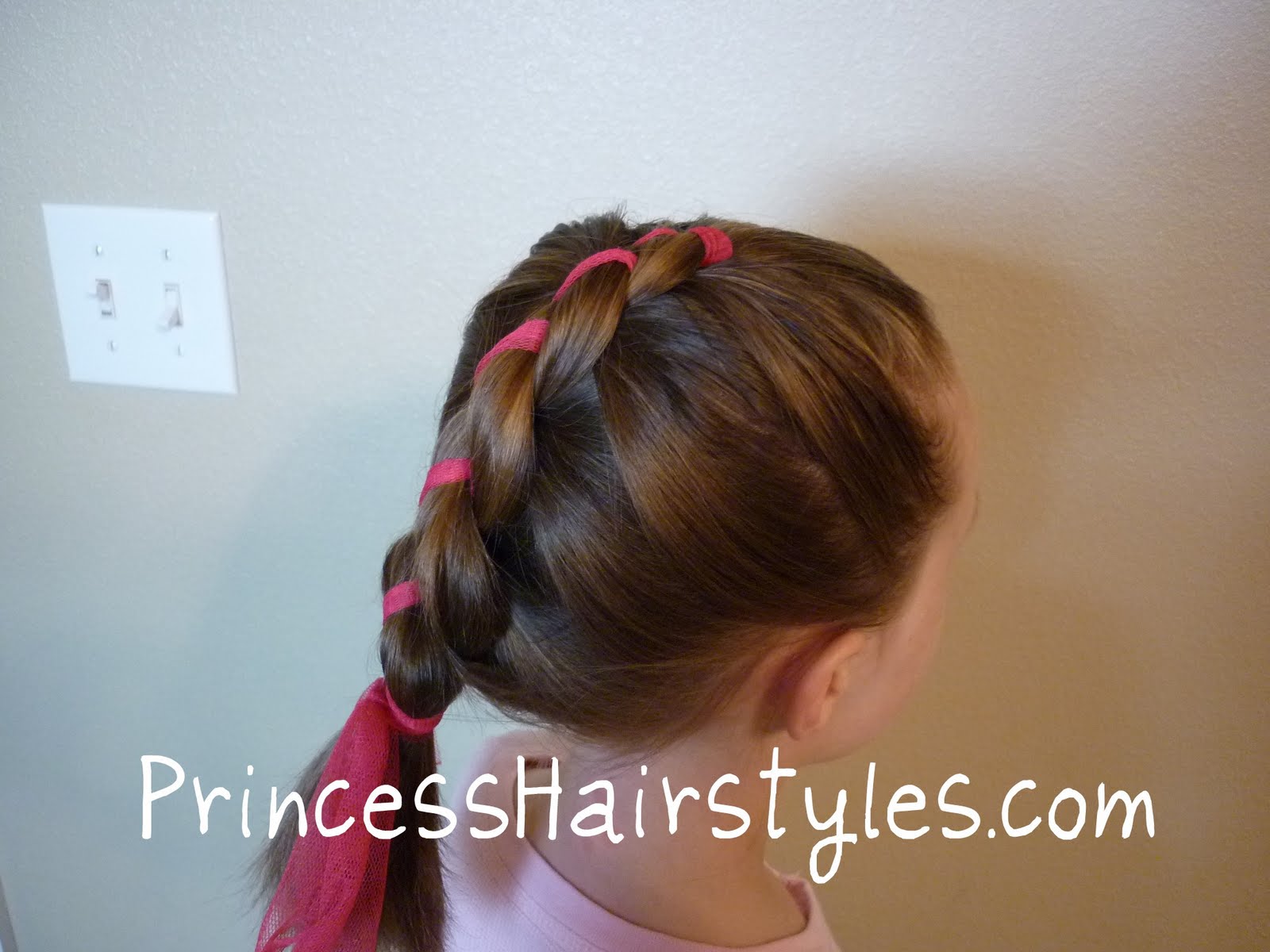 Hairstyles For Girls 2 Strand Ribbon French Braid Easy