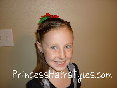 easy holiday hair style