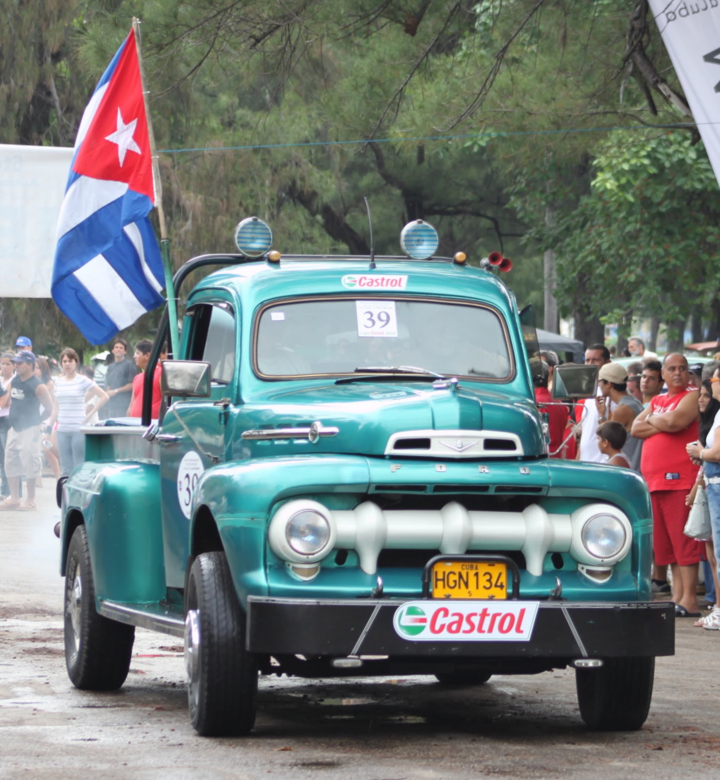 Old Ford truck competes in