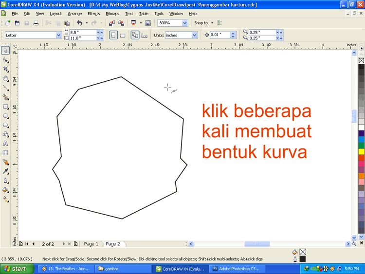 MEMBUAT GAMBAR KARTUN / MANGA DENGAN CorelDraw - READS | A Blog by Widiani
