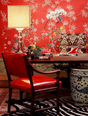 red wallpaper. red floral home wallpapers. i