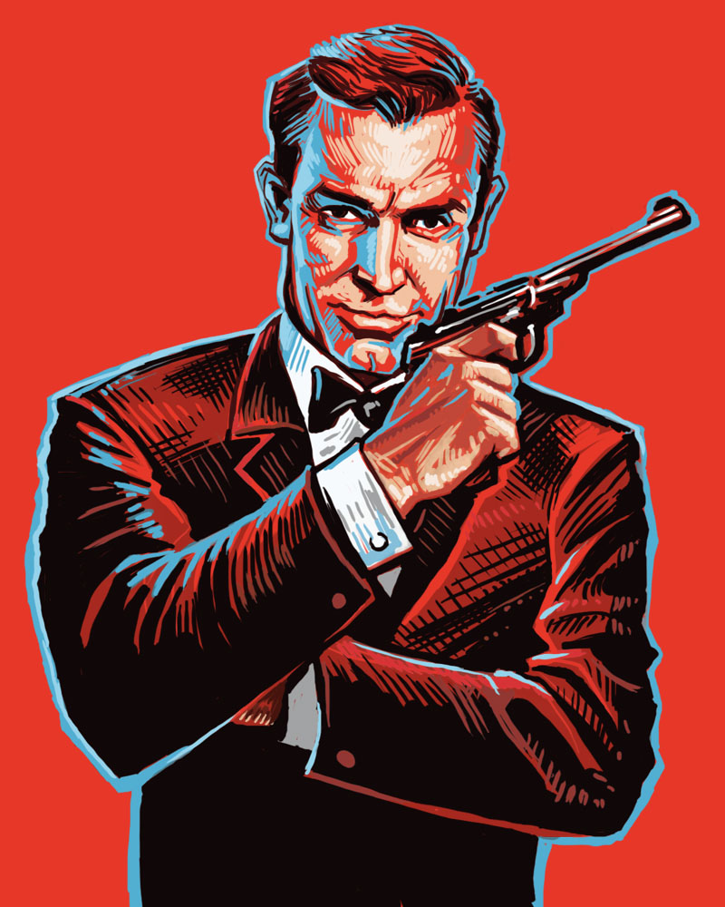 Illustrated 007 - The Art of James Bond: Tribute Artwork