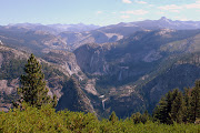 . an overlook with a commanding panoramic view of Yosemite Valley, . (dsc )
