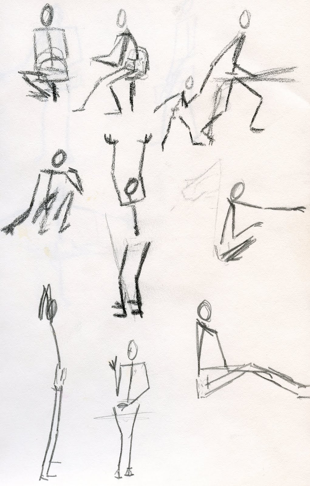 gesture drawing step by step