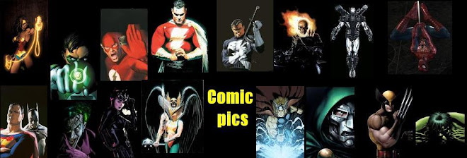 Comic Book Images of Marvel and DC Superhero Characters