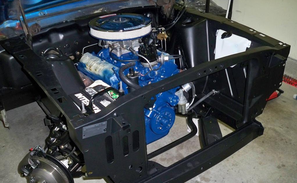 1967 Mustang Restoration: Engine Compartment Assembly