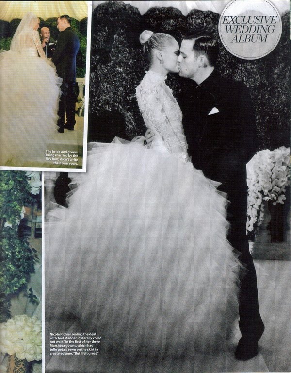 NICOLE RICHIE FASHION nicole richie wedding dress