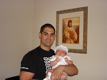 Ryan and Rockwell on Rock's blessing day.