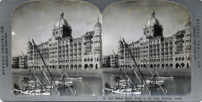 Taj Mahal Hotel Mumbai (Bombay) in 1908