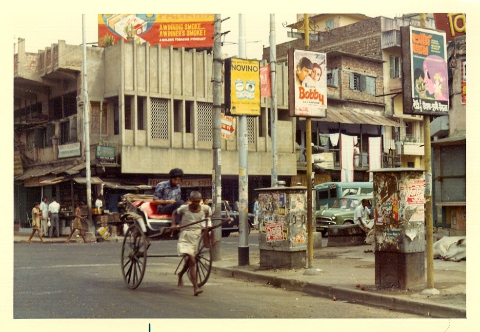 Various Views of Calcutta (Kolkata) in 1973 - Old Indian Photos