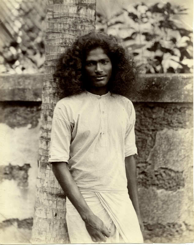 Sinhalese young man - Sri Lanka 1880s