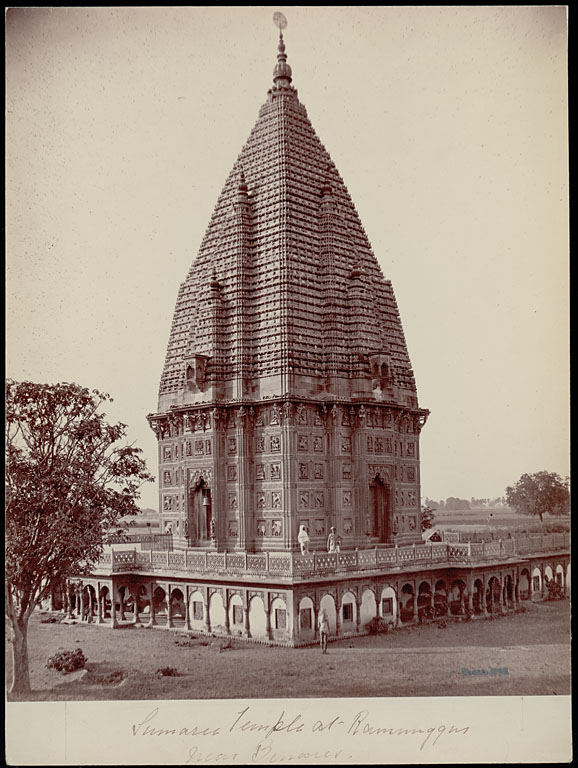 Durga Mandir in Ramnagar in Varanasi - Samuel Bourne 1863