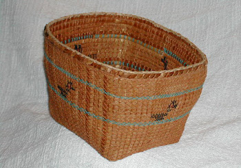 red cedar duck basket by Wilderness Basketry