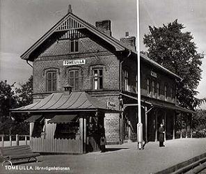 tomelillas stationshus tidigt 1900tal