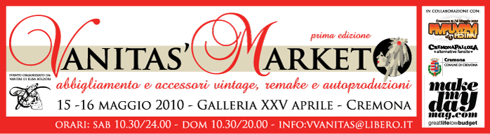 Vanitas Market IL PROGRAMMA DEL VANITAS MARKET