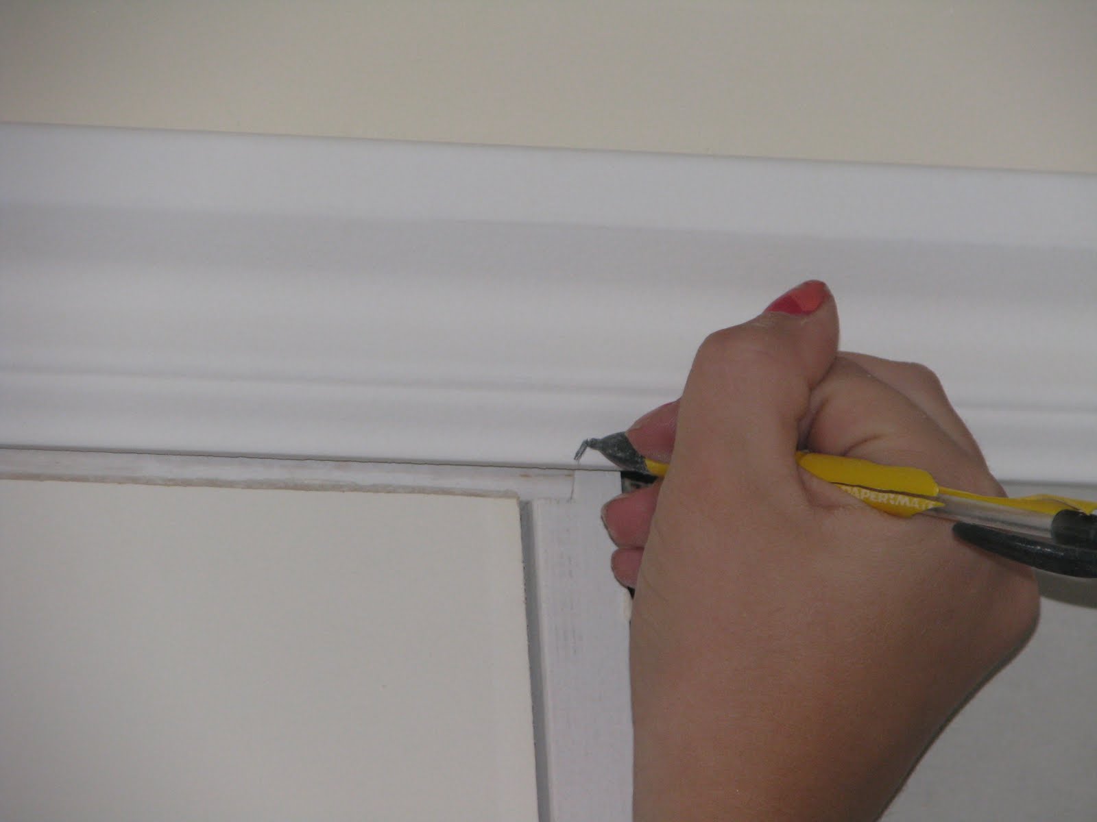 Sticks and Stones Home Decor How to install door trim