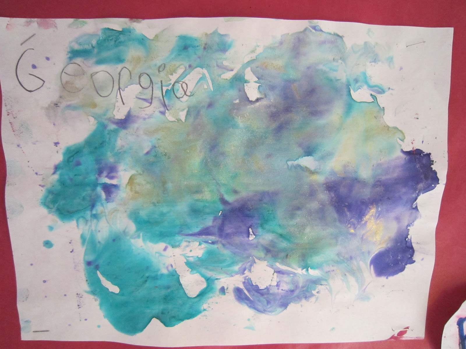 Playfully Learning Shaving Cream Art