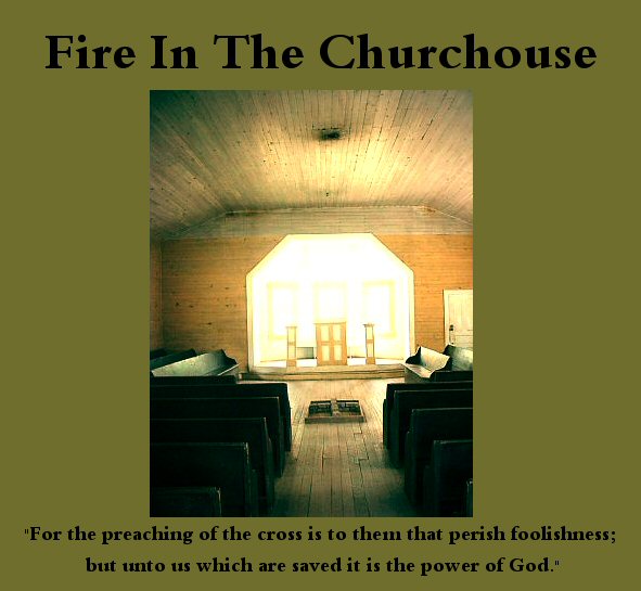 Fire in the churchouse