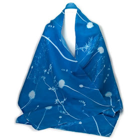 E C O Cyanotype Scarves By Matt Shapoff Use The Sun S Cyanotype Scarves By Matt Shapoff Use